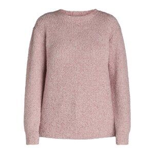 Soft Textured Pink Pullover